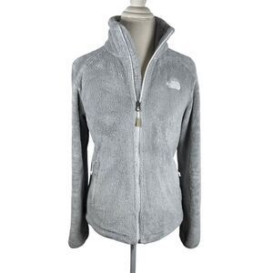 The North Face Osito Fleece Full Zip Jacket Light gray Plush Womens size S